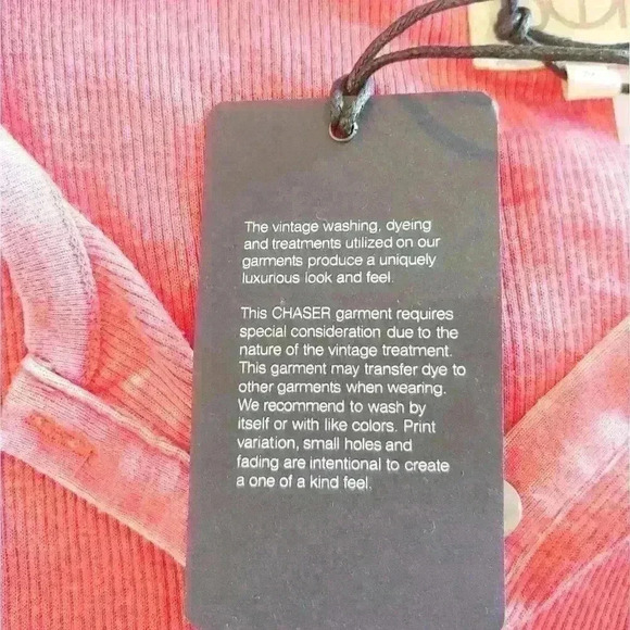 CHASER Oversized Cinched Shoulder Dolman Henley M - Picture 7 of 8